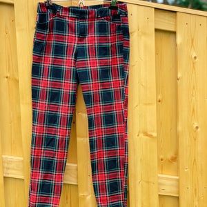 Old Navy plaid jeggings